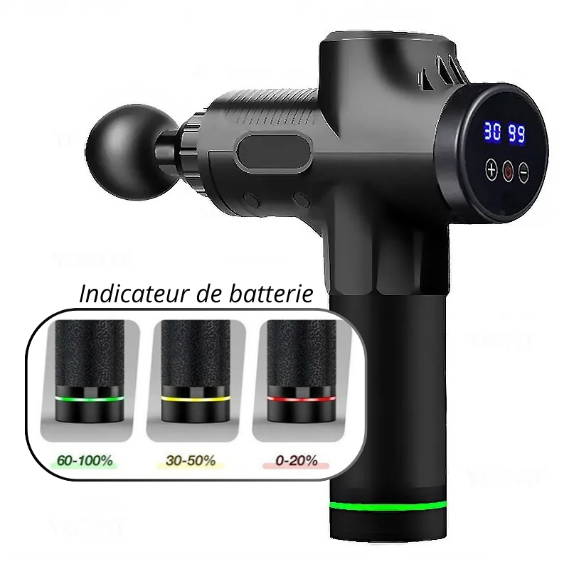 Pistolet de massage anti-douleur professionnel - Ironis